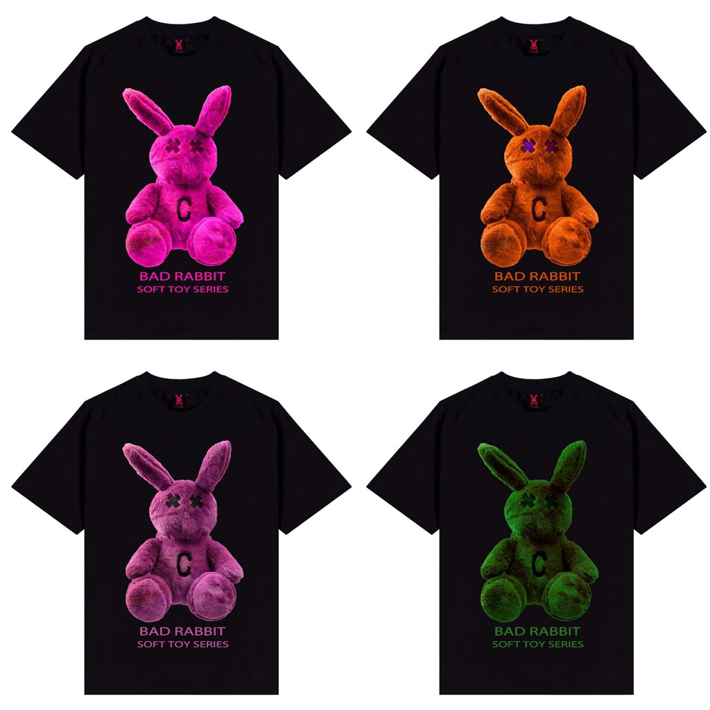 Áo Thun Bad Rabbit Toy Color Unisex Form Rộng Nam Nữ