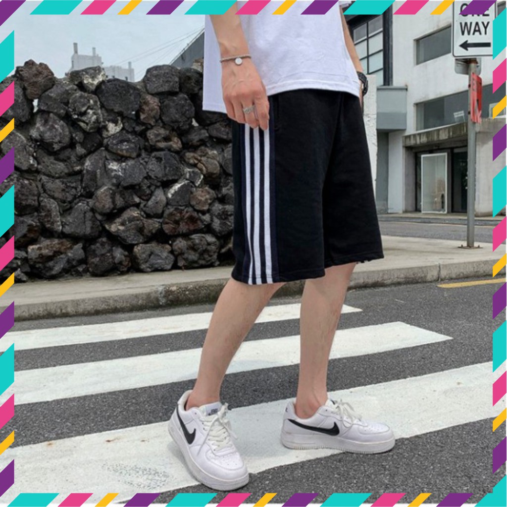 Quần SHORT thể thao 3 sọc Nam Nữ Ulzzang Unisex siêu hot | BigBuy360 - bigbuy360.vn