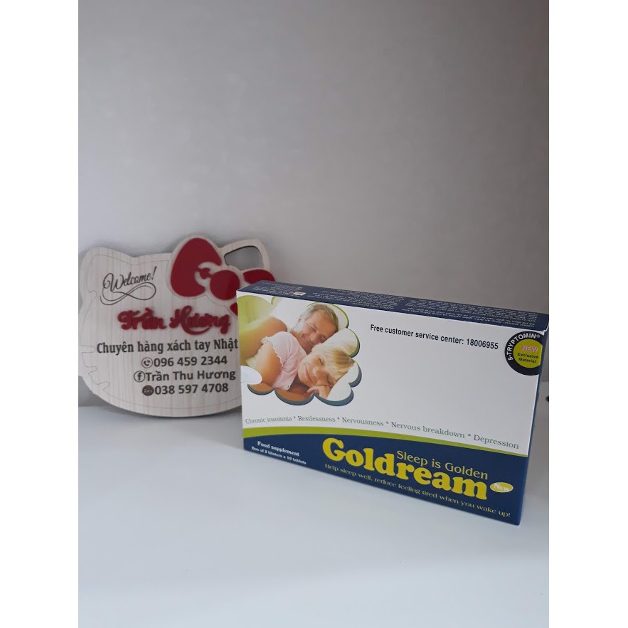 GOLDREAM NEW - HÀNG CHÍNH HÃNG - HỖ TRỢ CẢI THIỆN CHỨNG MẤT NGỦ KINH NIÊN
