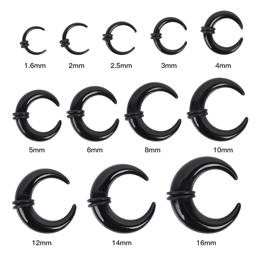 1 Khuyên Nong Tai Hình Bán Nguyệt Thời Trang Cá Tính