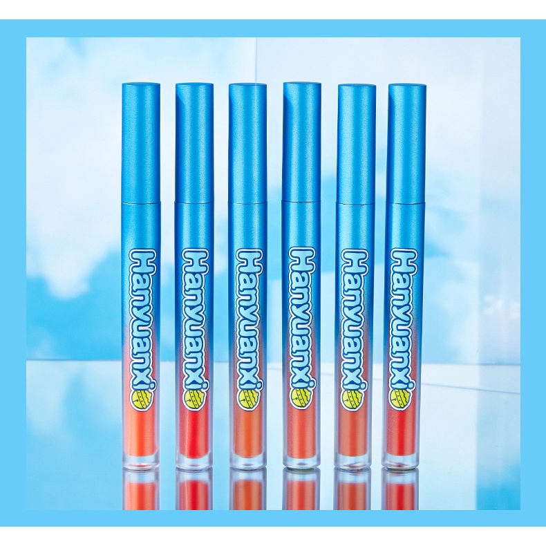 [Hàng mới về] Son Kem HEYXI Màu Nhung Lì Chống Thấm Nước Lâu Trôi Dễ Lên Màu