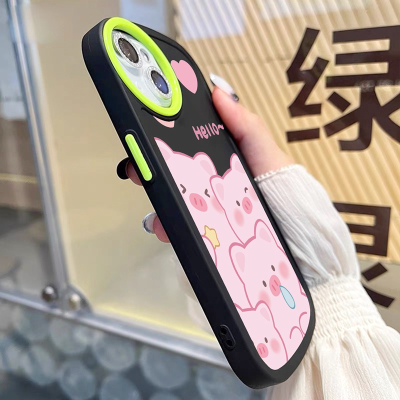 Suntaiho Ốp điện thoại tpu silicon hình ba chú lợn thích hợp cho Iphone 11 Pro Max 13 Xr Xs Max 7 8 Plus 12 Pro Max
