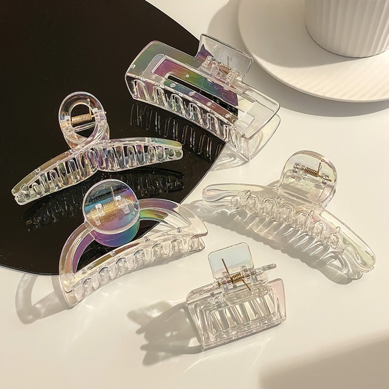 Kẹp Tóc Cỡ Lớn Nhiều Màu Sắc Bắt Mắt Sành Điệu Cho Nữ