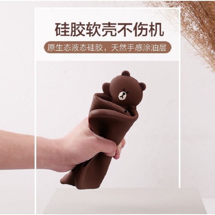 Ốp máy tính bảng bằng silicon chống rơi họa tiết gấu cho Apple iPad mini5 2 3 4 2019 air 10.5 11 inch