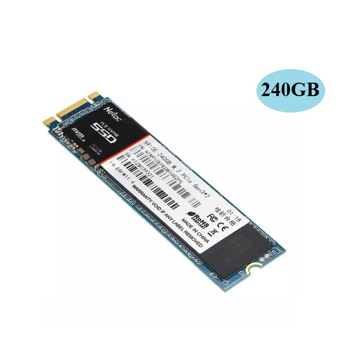 Ổ cứng SSD Netac 535N 240GB  M2 2280 Hàng chính hãng - Bảo hành 3 năm