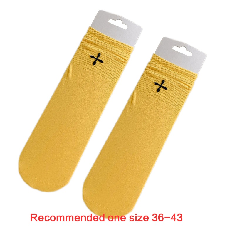 1 Đôi Vớ Ống Chân Đan Chéo Thêu Hoa Thoáng Khí Giữ Ấm Kiểu Nhật Bản Xixi