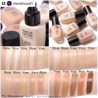 [CÓ HOÁ ĐƠN LOTTEDUTYFREE] KEM NỀN WATER BLEND MAKE UP FOREVER FOUNDATION