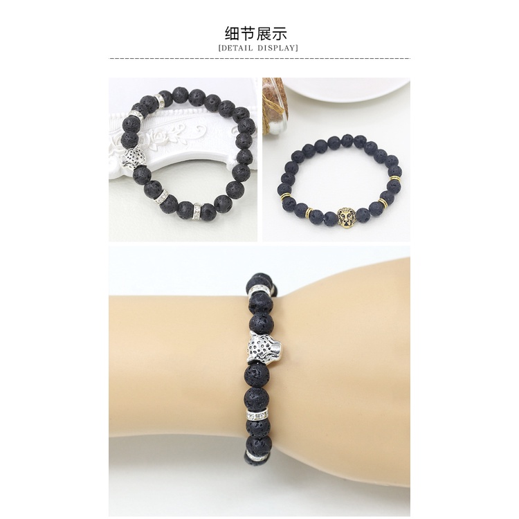 Chuỗi Hạt Đeo Tay Phong Cách Âu Mỹ Cá Tính Dành Cho Nam