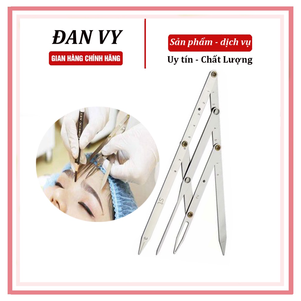Thước tỉ lệ vàng, thước đo vẽ lông mày