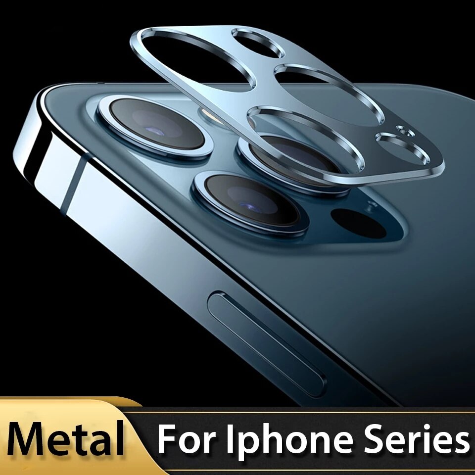 Cường lực kim loại che phủ toàn diện lens sau thích hợp cho IPhone 13 Pro Max Mini