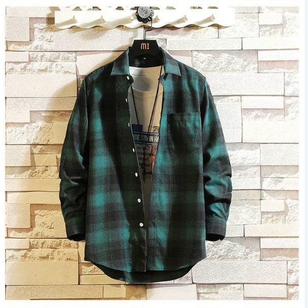 Áo Khoác Sơ Mi FLANNEL CARO Áo Chống Nắng Dài Tay PT PAN TRẺ TRUNG CAO CẤP