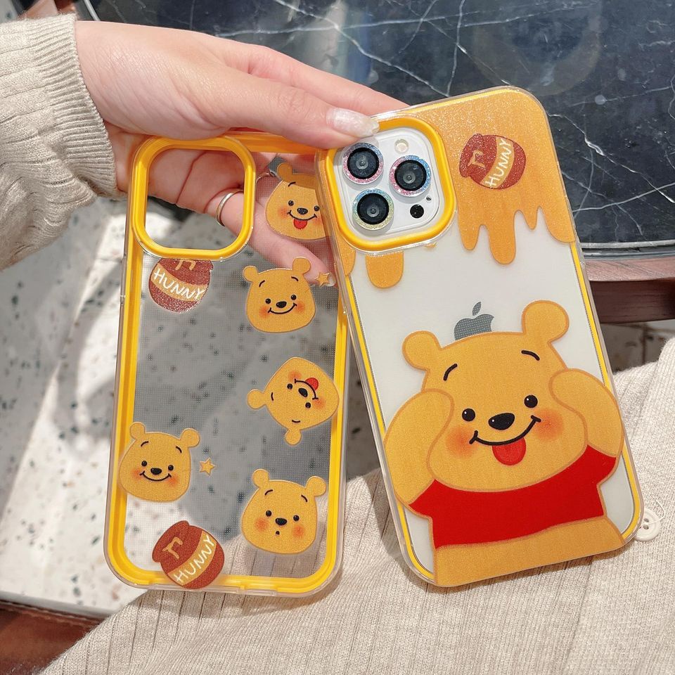 Ốp tách viền trong in hình Gấu Pooh Iphone 7plus/8plus/X/Xs/Xsmax/11/11promax/12/12pro/12promax/13/13pro/13promax