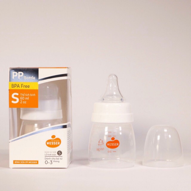 Bình sữa wesser 60ml