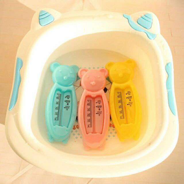 [Kho Hàng] Nhiệt kế đo nước tắm hình gấu xinh xắn tiện dụng giúp mẹ điều chỉnh được nhệt độ tắm lý tưởng cho con