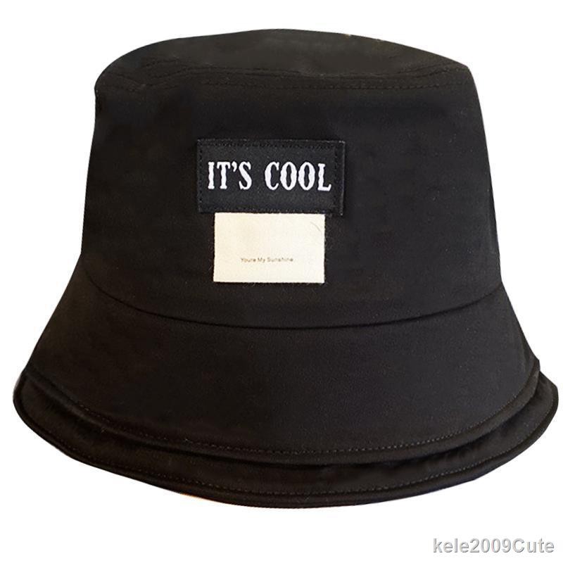 ☜┇Han Huohuo has the same style of basin hat, which is easy to wear. It very ‘upper’, double-edged logo fisherman’s hat available in four colors