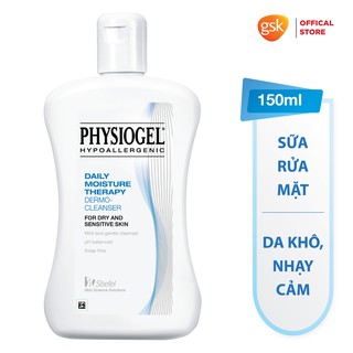 Sữa rửa mặt cho da khô, nhạy cảm Physiogel Daily Moisture Therapy Dermo Cleanser150ML