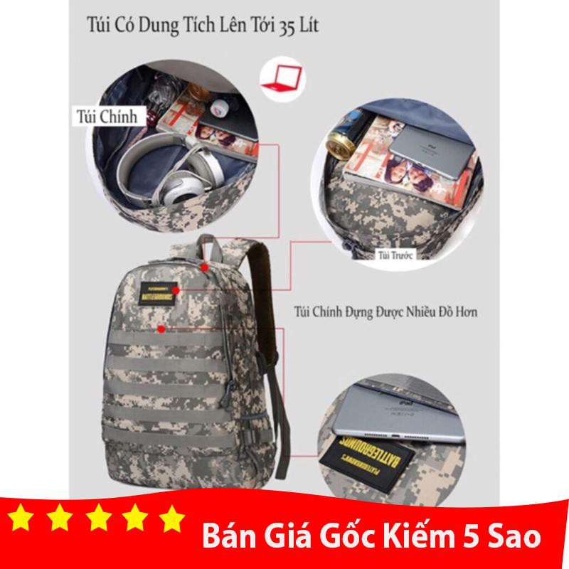 [Freeship ] Balo 3 PUBG đi học đi chơi cực chất, ba lô 3 pubg