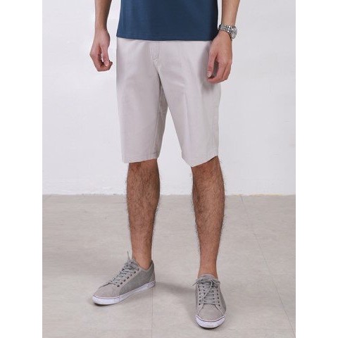 (xả 259ka) Quần kaki Aristino màu trắng sữa