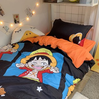 Bộ chăn ga gối Vua hải tặc Luffy - One Piece - 100% Cotton Poly cao cấp - Hàng xuất khẩu