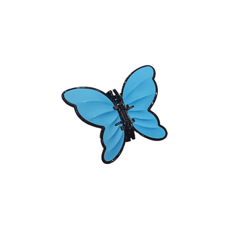 Kẹp tóc càng cua Acrylic hình bướm phong cách Hàn Quốc cho nữ YOS