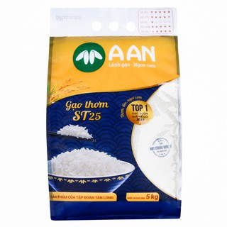Gạo thơm ST25 A An (Túi 5kg) lành gạo - Ngon cơm