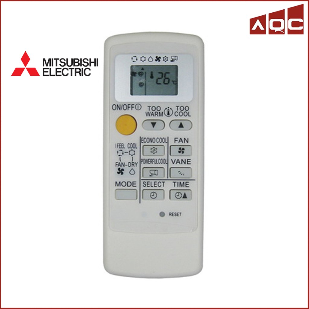 Điều khiển điều hoà MITSUBISHI mẫu 4 Remote máy lạnh MITSUBISHI