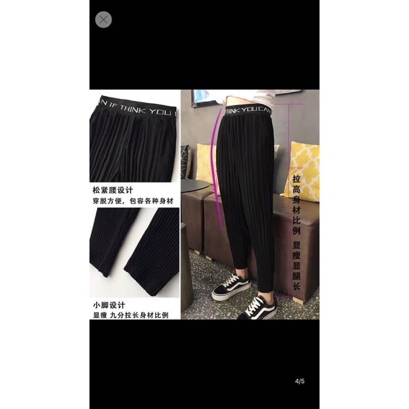 Quần bagyy dập ly quảng châu cạp chữ think you | BigBuy360 - bigbuy360.vn