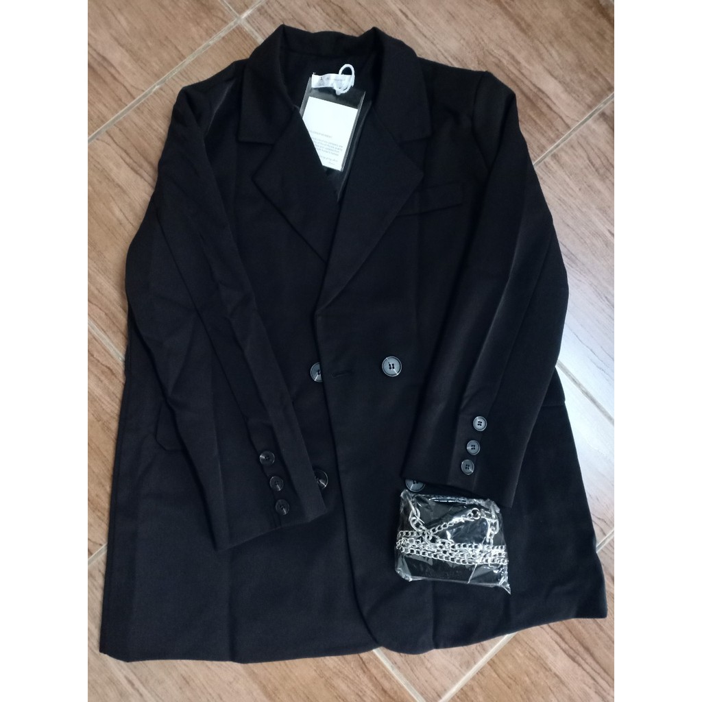 Sẵn Blazer (Hàng Đẹp)Áo blazer kèm túi thắt lưng phong cách cá tính-HC466.Ảnh thật 8 hình cuối | BigBuy360 - bigbuy360.vn