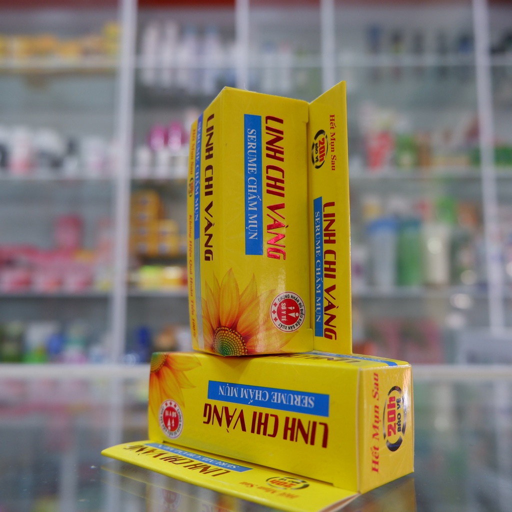 Serum chấm mụn linh chi vàng