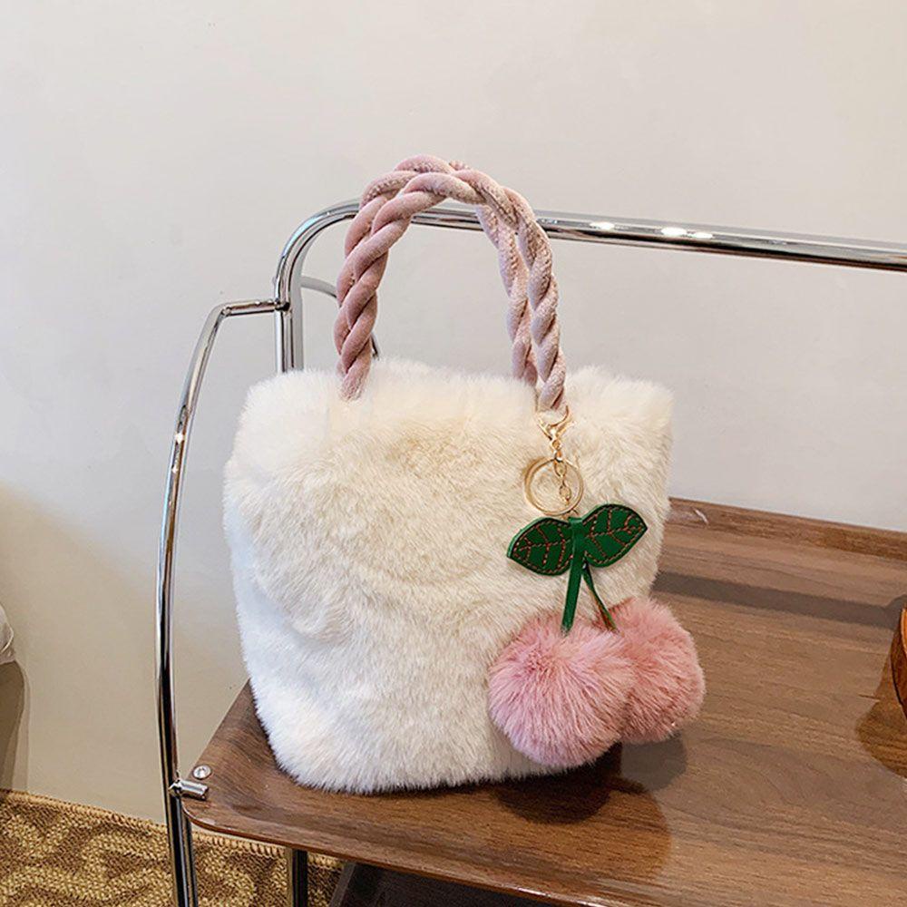 Túi Xách Lông Nhung Mềm Mại Thời Trang