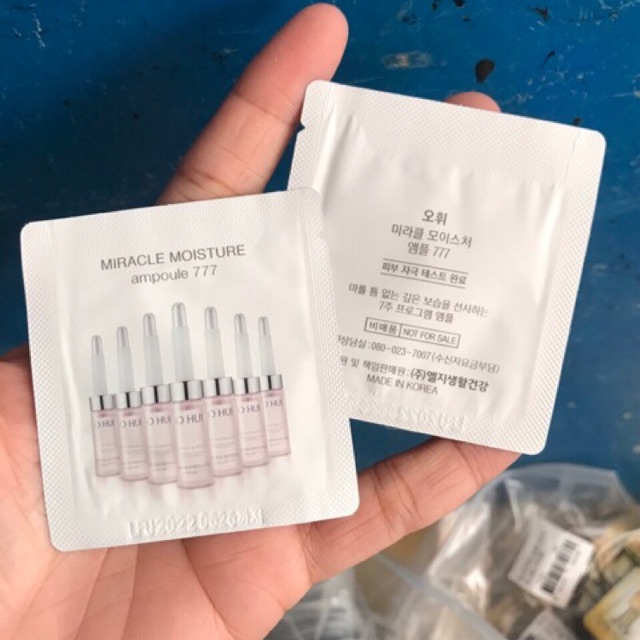 Tinh Chất Dưỡng Ẩm 777 Ohui Miracle date 2025