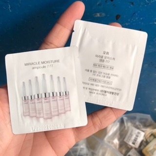 Tinh chất dưỡng căng bóng da Ohui Miracle Moisture Ampoule 777