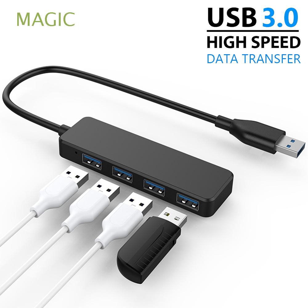 MAGIC Ultra Slim Computer Accessories High Speed 5Gbps External USB 3.0 Hub