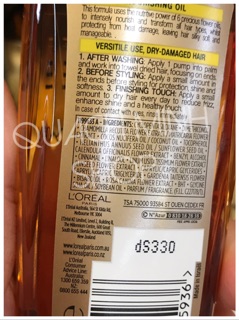Hàng UC - Dầu dưỡng tóc Elvive Loreal