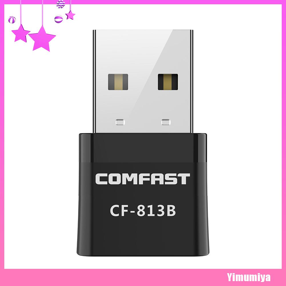 （Yimumiya） COMFAST CF-813B 650M USB 2.4+5.8GHz Bluetooth-compatible 4.2 WiFi Network Card Dongle