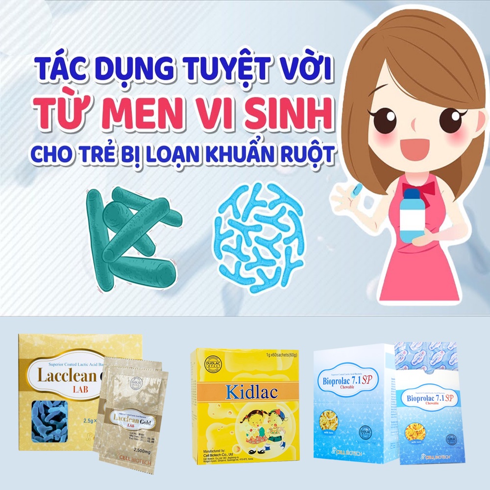 Men vi sinh LACCLEAN GOLD bổ sung lợi khuẩn hỗ trợ tiêu hoá đường ruột - SUN STORE