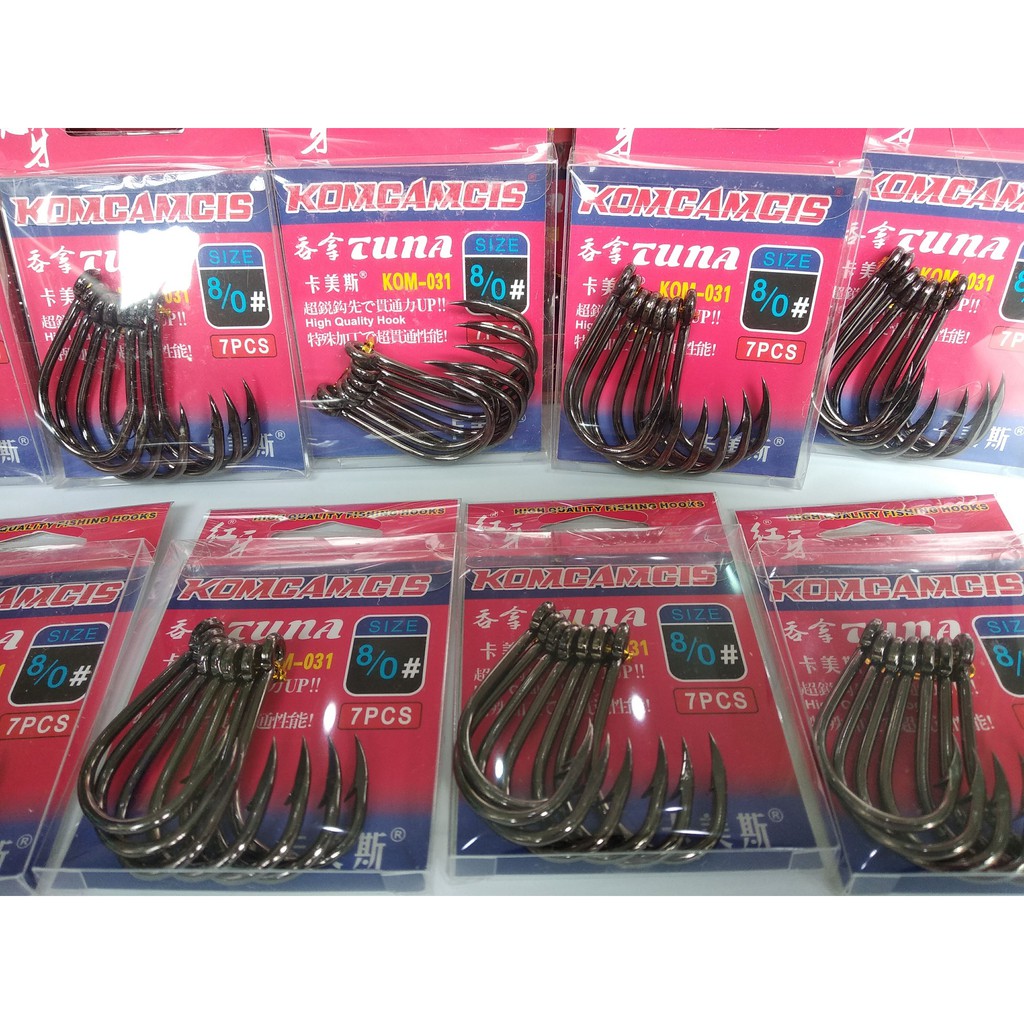 Combo 02 Hộp Lưỡi Câu Komcamcis Tuna KOM-031