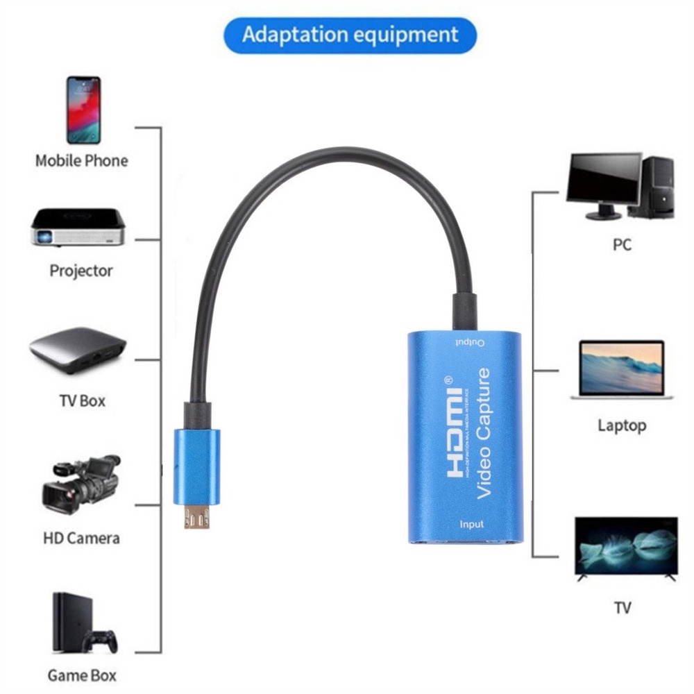 Thẻ Ghi Âm Hình video HDMI 1080P Cho PS4 Game DVD Camc order Shutera
