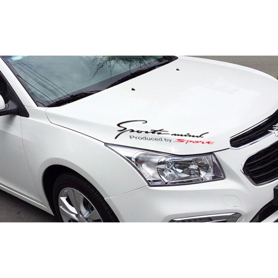 Tem dán Sport mind prodeced by Sports xe hơi ô tô đầy đủ màu sắc