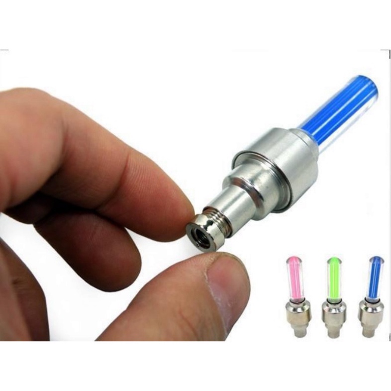 Đèn Gắn Van Xe Đạp Trang Trí, Đèn Led Gắn Van Xe Đạp Nhiều Màu 1 Vỉ 2 Đèn Siêu Đẹp Chính Hãng