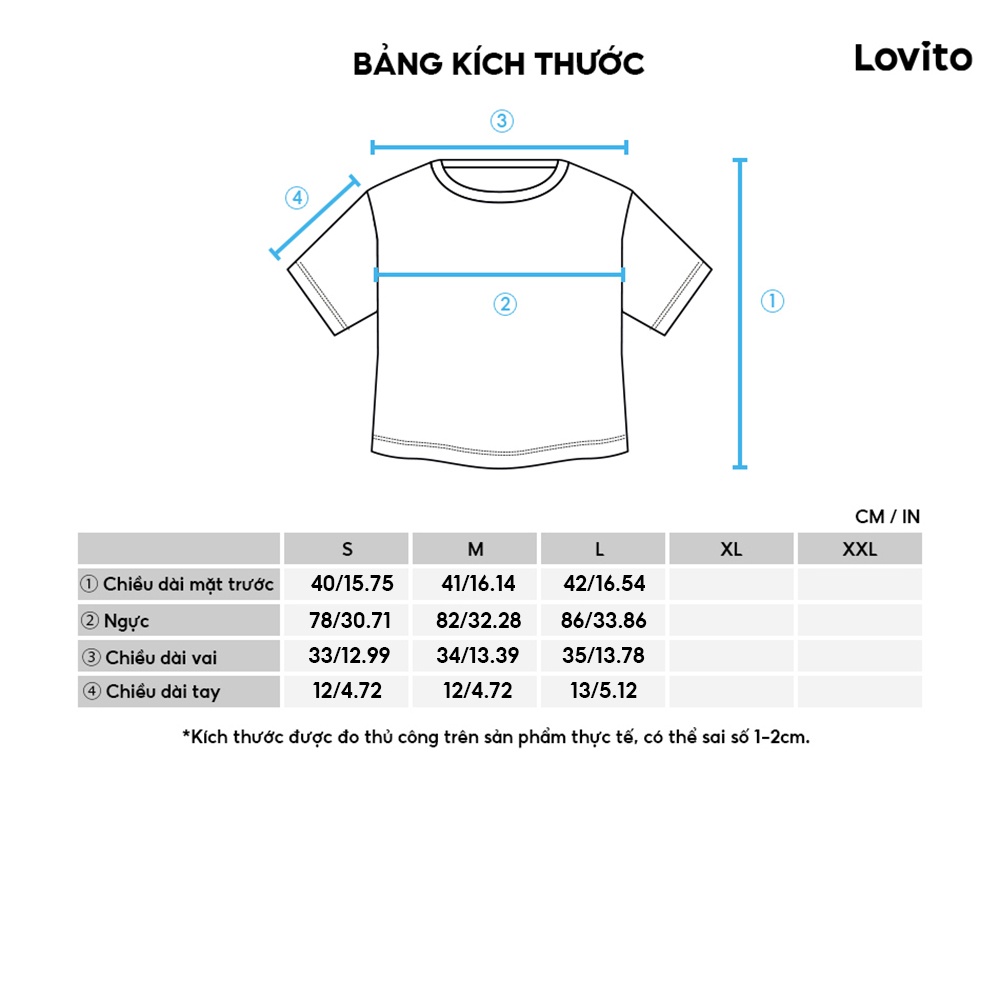 Áo croptop Lovito màu trơn có nút cài L02001 (Đen/Tím/Vàng nghệ/Trắng) | BigBuy360 - bigbuy360.vn