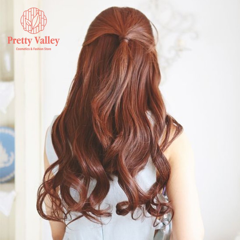 Thuốc nhuộm tóc màu nâu vàng MOLOKAI, thuốc nhuộm tóc chứa collagen tảo biển siêu dưỡng - Pretty Valley Store