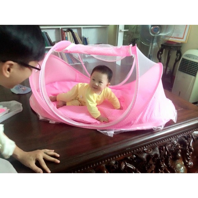 Bộ nệm mùng chống muỗi cho baby