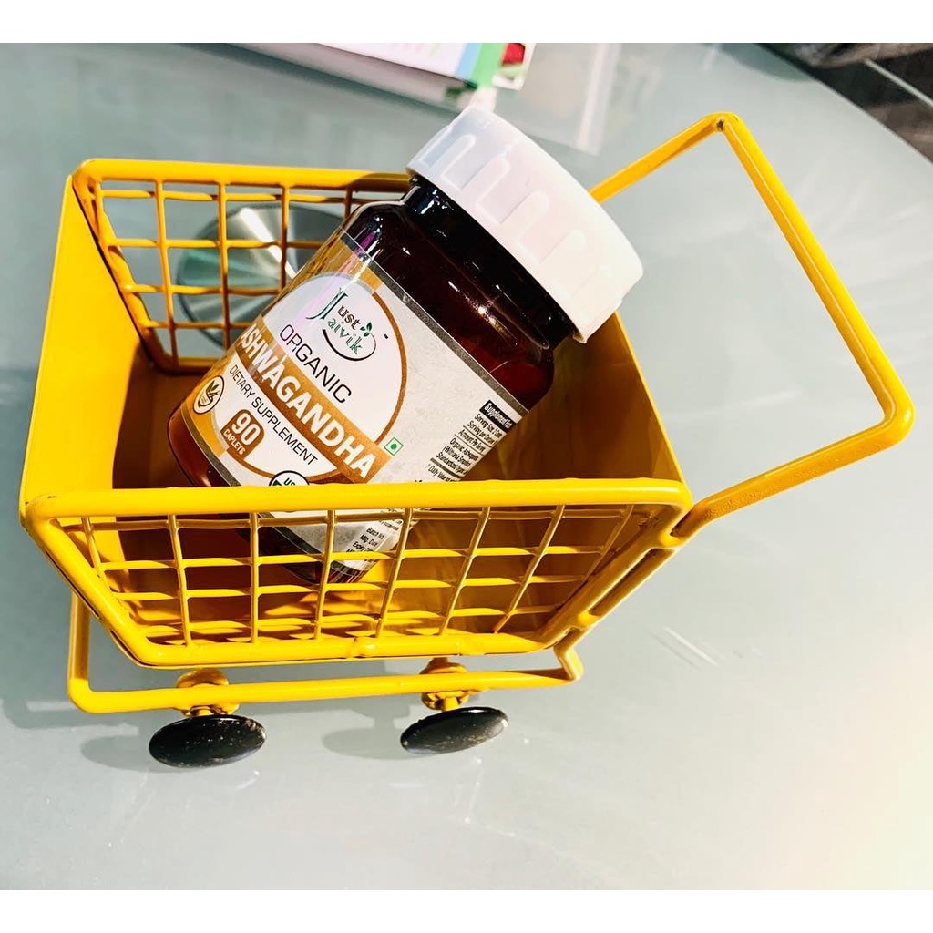 Viên sâm đất tăng cường sức khỏe sinh sản Just Jaivik Ashwagandha