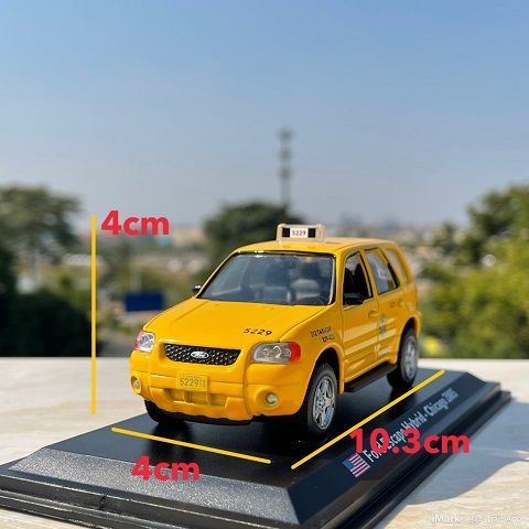 Mô Hình Xe Hơi Ford Chicago taxi Bằng Hợp Kim Tỉ Lệ 1: 43