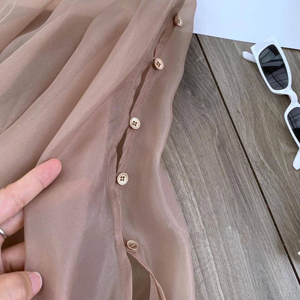 Đầm tiểu thư lệch vai chân váy xếp ly cao cấp Fanci Dress | BigBuy360 - bigbuy360.vn