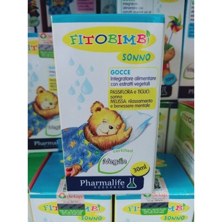 (Tặng 50c KT trẻ em)Fitobimbi Sonno.Thảo Dược từ Italy. Giúp Bé Ngủ Ngon Sâu Giấc.Hết Quấy Khóc Đêm