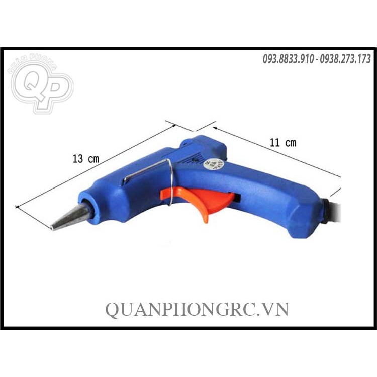 Súng bắn keo xài pin LIPO jack XT60