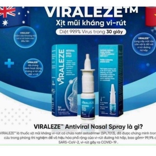 Xịt mũi kháng khuẩn Viraleze của Starpharma Úc