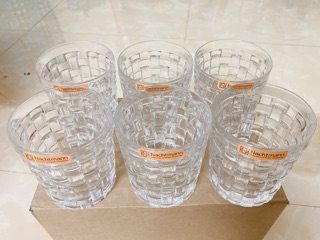 Tách set 6 cốc pha lê 295ml Nachtmann Bossa nova